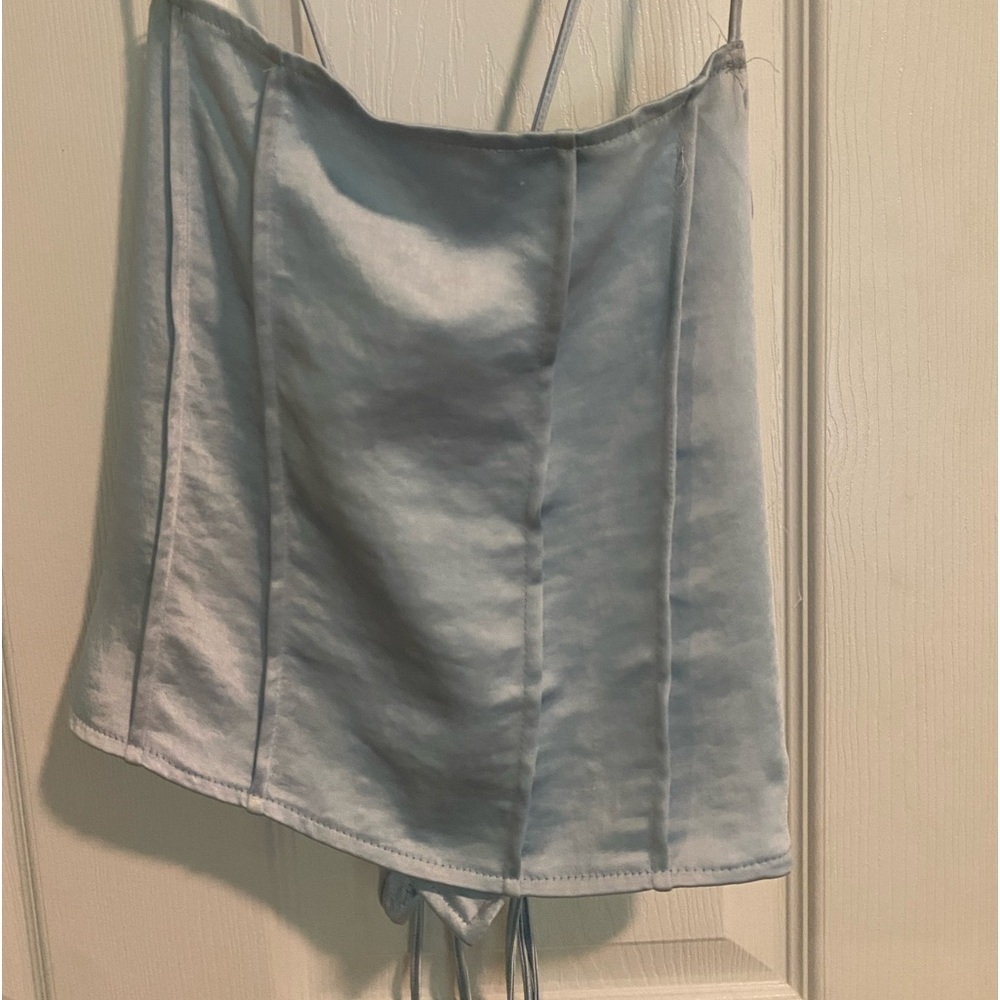 Motel Rocks Corset Satin Top